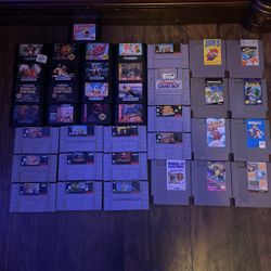 39 Games NES, SNES, Sega 