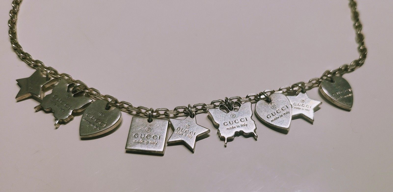 Sterling Silver Necklace G U C C I