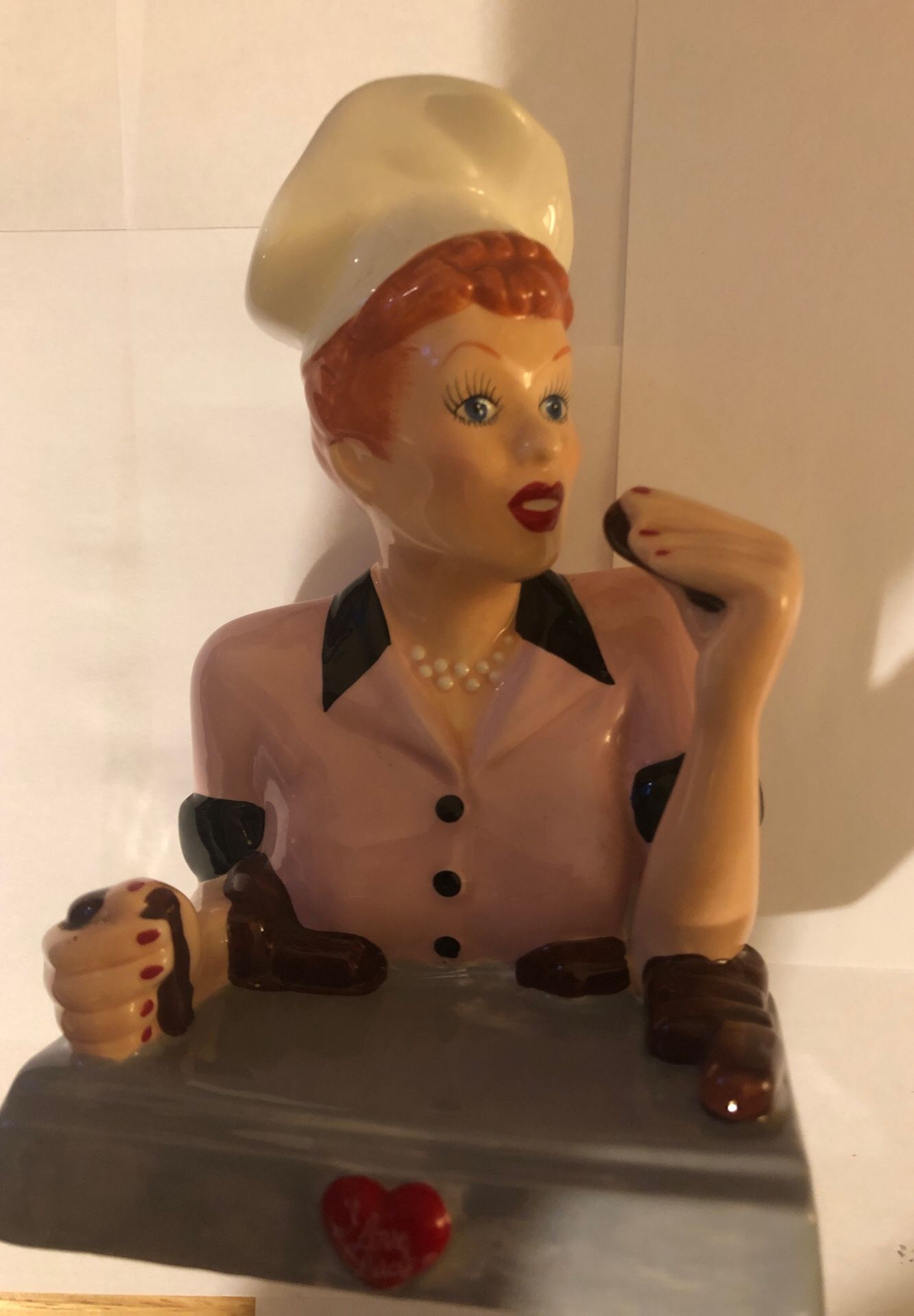 I love Lucy salt and pepper shaker holder by Vandor