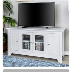 White tv stand brand new in box