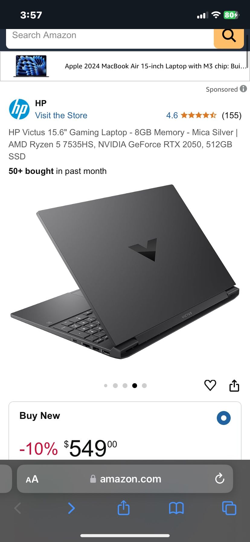 HP Victus Gaming Laptop - Very Cheap