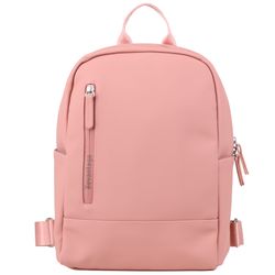 Small Backpack PU Leather Cute Lightweight Daily Waterproof Dirt Resistant, Pink