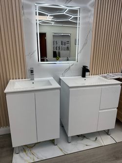 Bathroom Vanity White PVC