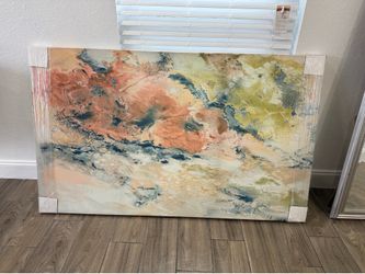 Large Abstract Wall Art | 35” x 60”