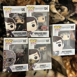 Dishonored 2 Funko Pop bundle #121-125