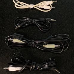 💻 🔊🎤Audio/Video Cables: Stereo 2.5mm Jacks, RCA, shielded filters (new)
