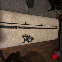 7 Ft 2 Piece Rod And Reel