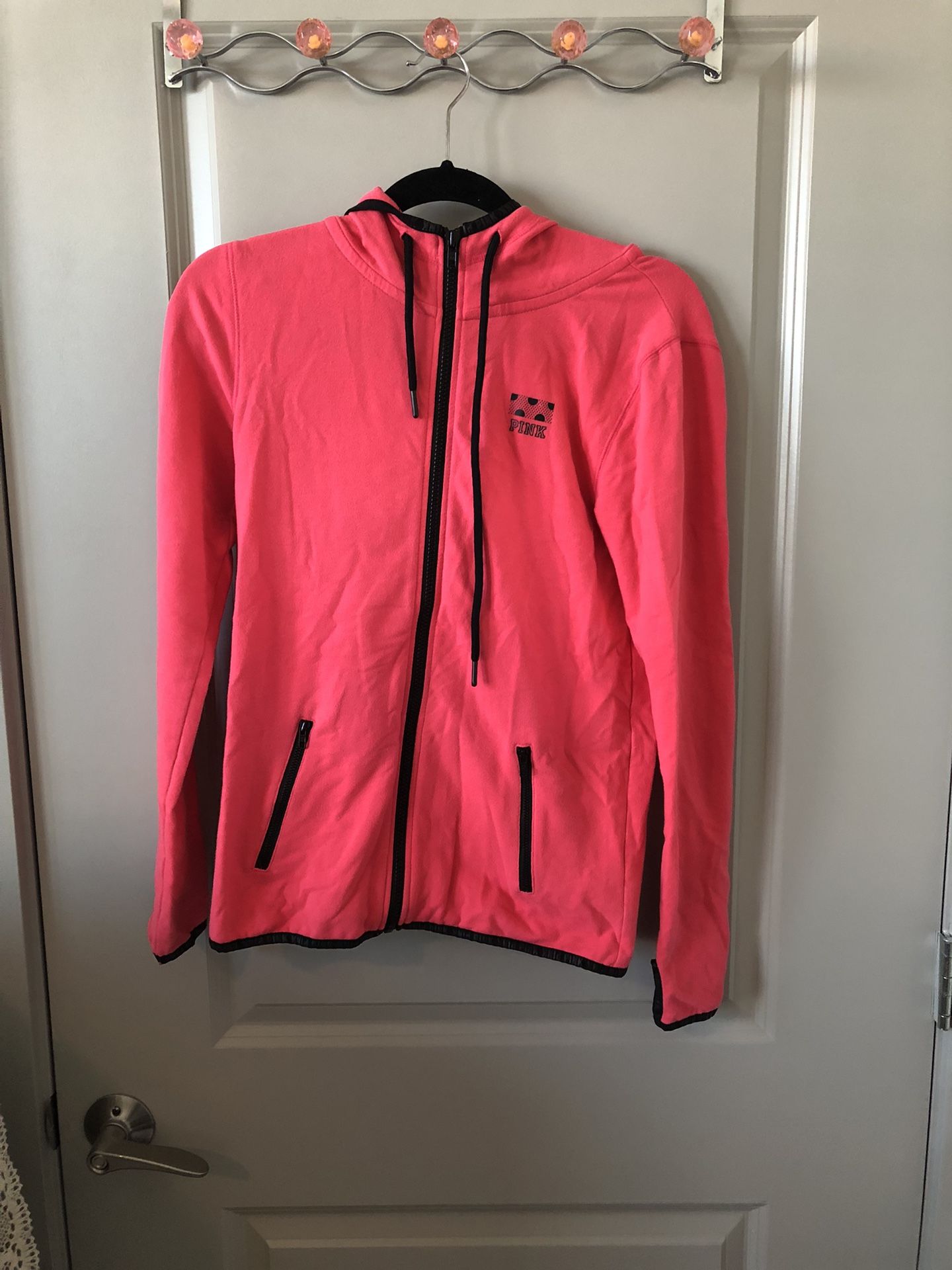 Victoria’s Secret Pink Zip Up Hoodie Size XS 