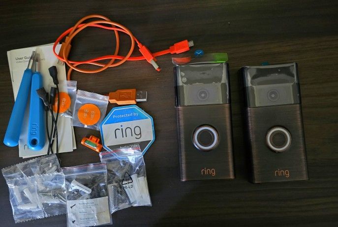 RING DOOR CAMS(NEVER USED)