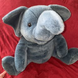 Clean soft stuffed animal elephant