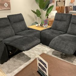 New 7 pc sofa set fabric upholstered