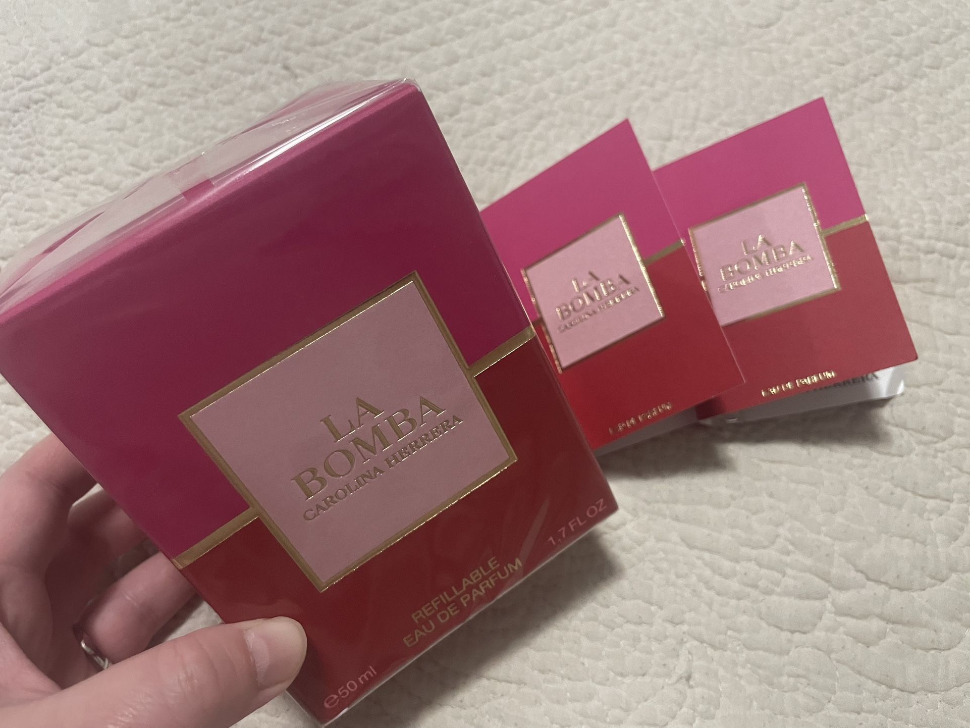 New In Box Never Opened Not Yet Released In The US carolina Herrera La Bomba Eau De Parfum 1.7oz