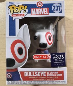 Funko Pop / 237 Bullseye In Captain America Shirt. Target Exclusive D23