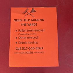 Need help around the Yard?