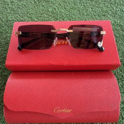 Cartier Black & Gold Sunglasses (Used) 