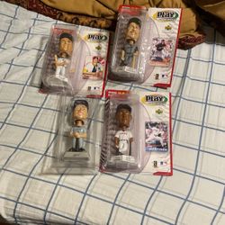 4 Vintage Factory, Sealed Bubblehead $45 Take Them All.