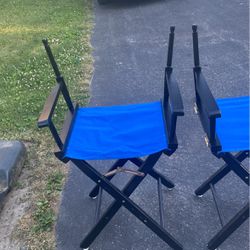 Director Chair Blue /Black
