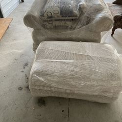 Couch, Love Seat, Oversized Chair And Ottoman 