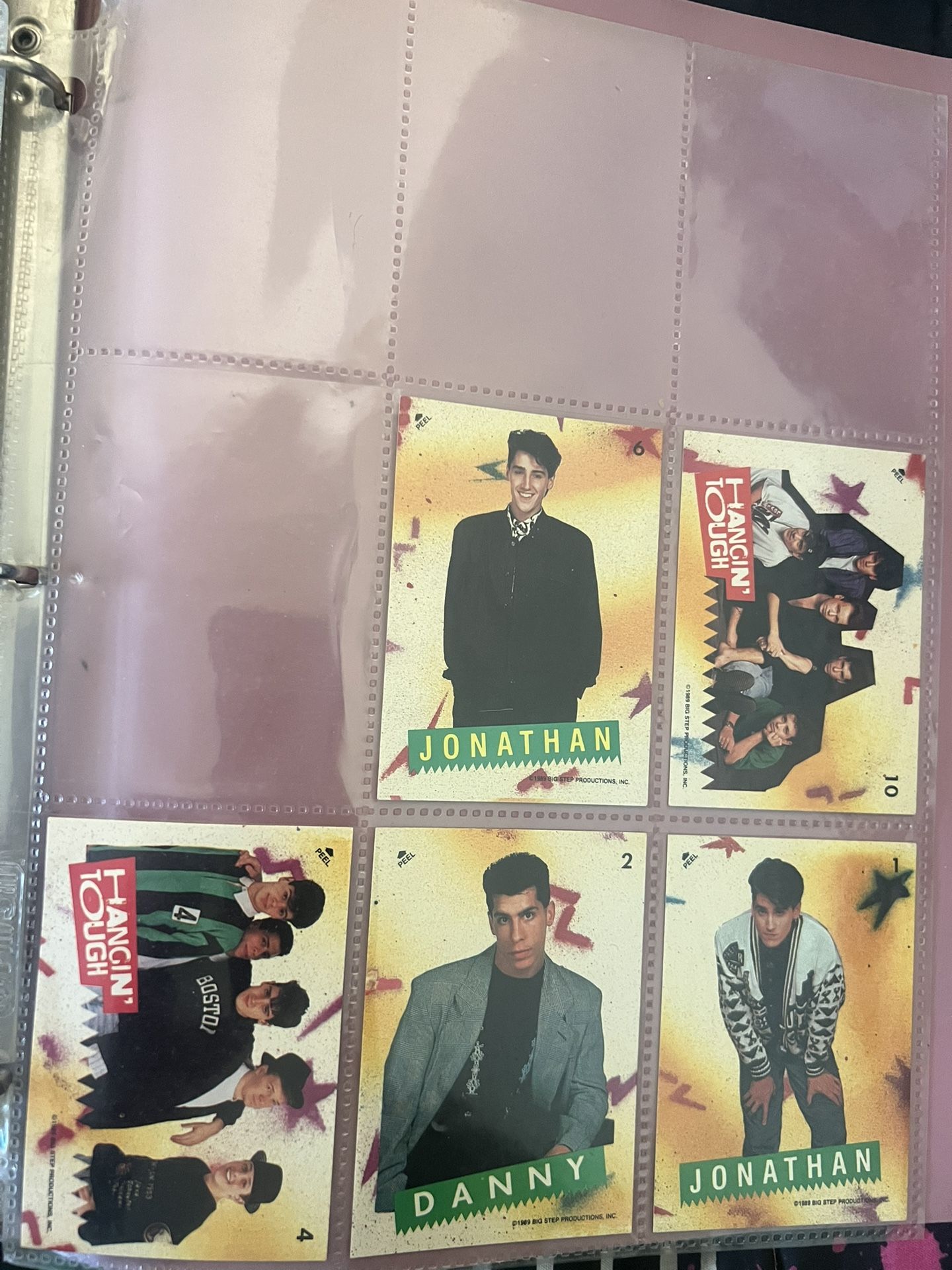 Old School Football/baseball Cards In Plastic. Plus nKOTB Cards. 