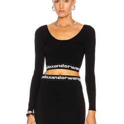 Alexander Wang Bodycon Bi-Layer Pullover and Skirt