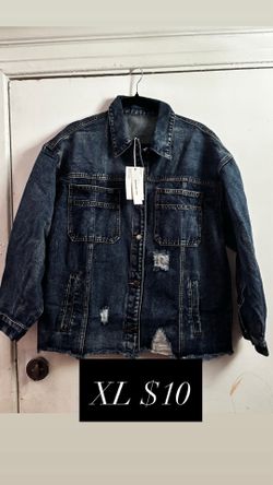 New Jean jacket XL