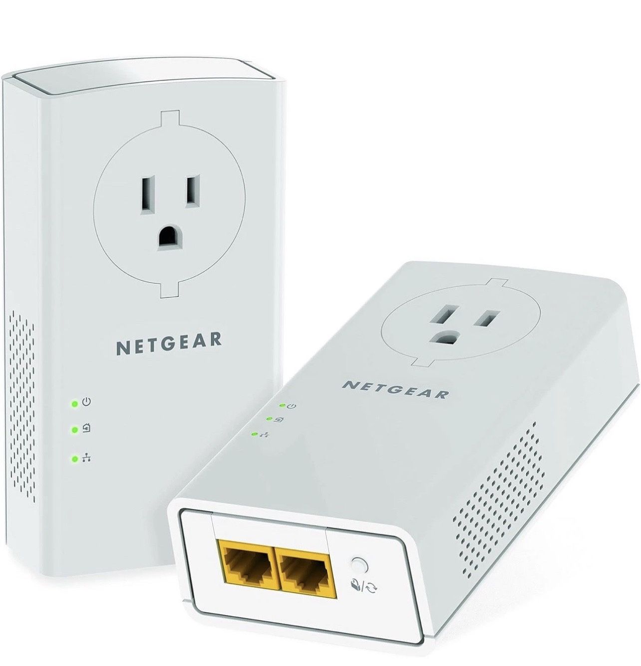 New! Netgear Powerline Adaptor kit, 2000 Mbps Wall Plug, 2 Gigabit Ethernet Port