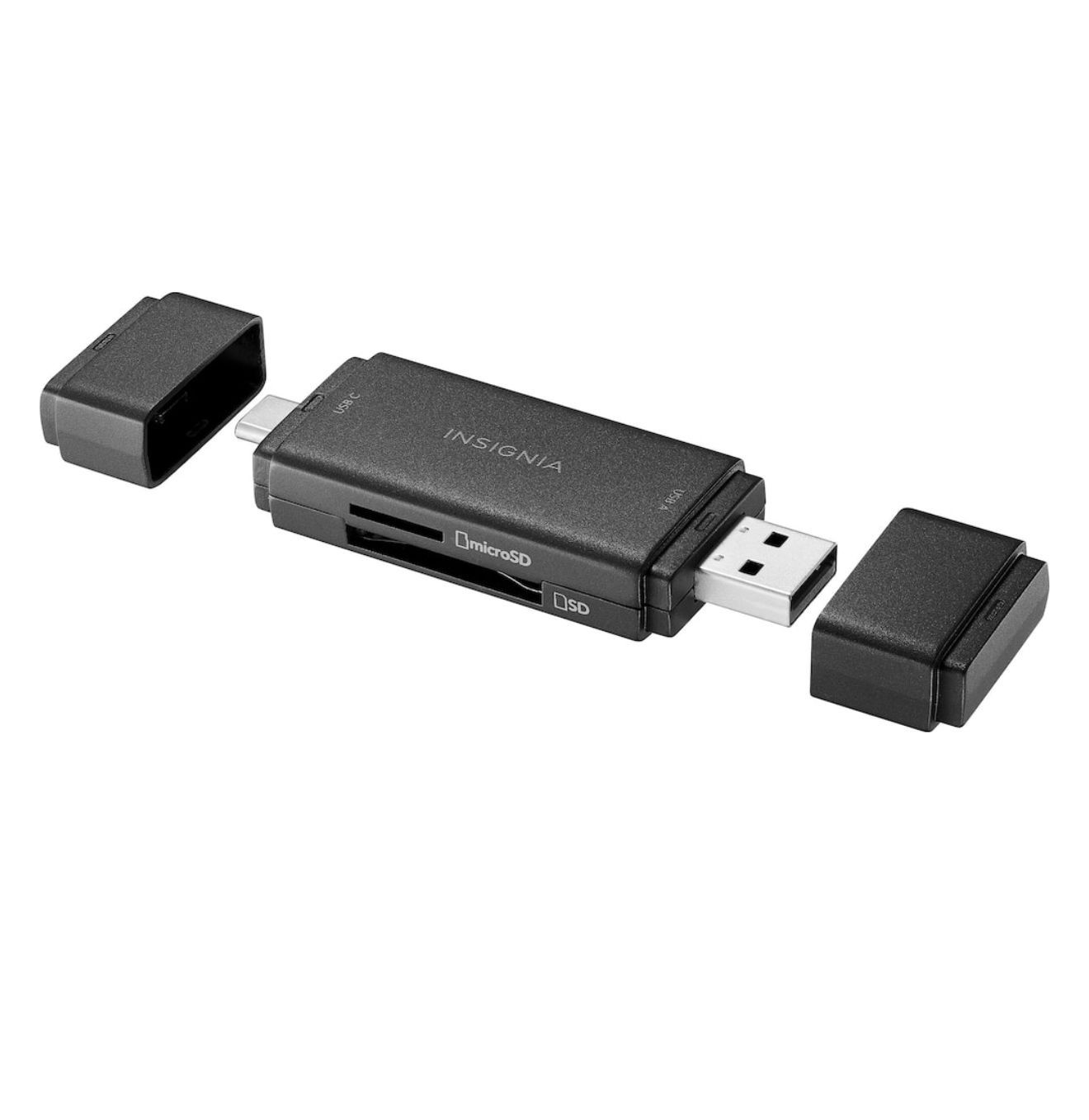 Insignia USB-C/USB 3.0 to SD and microSD Memory Card Reader EACH   3pc