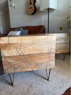 West Elm nightstands (2)