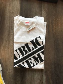 Supreme Public Enemy Tee White Size Medium