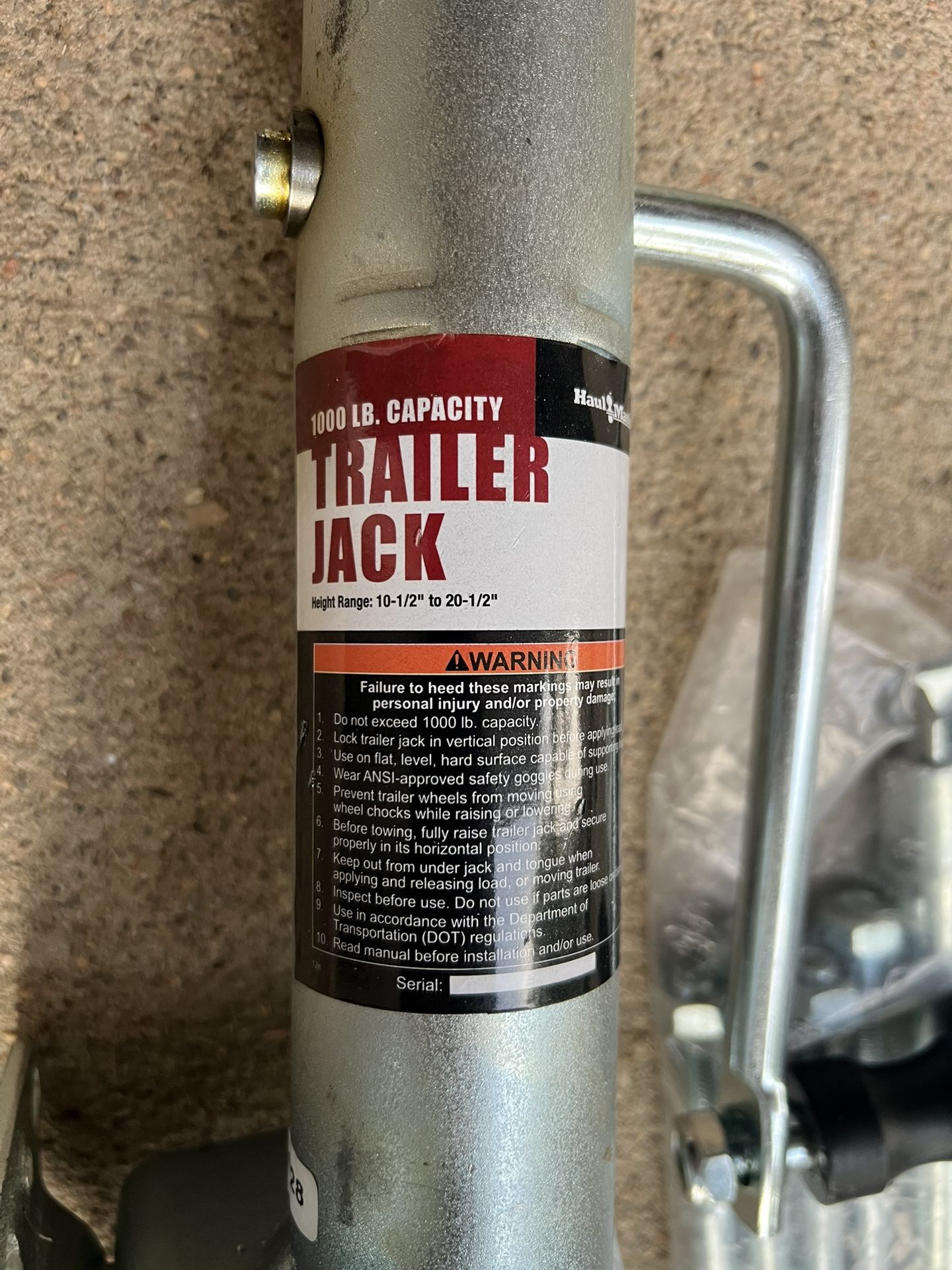New Swing-Away Trailer Jack