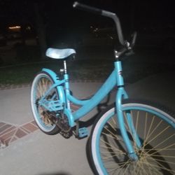 Baby Blue Classic Beach Cruiser