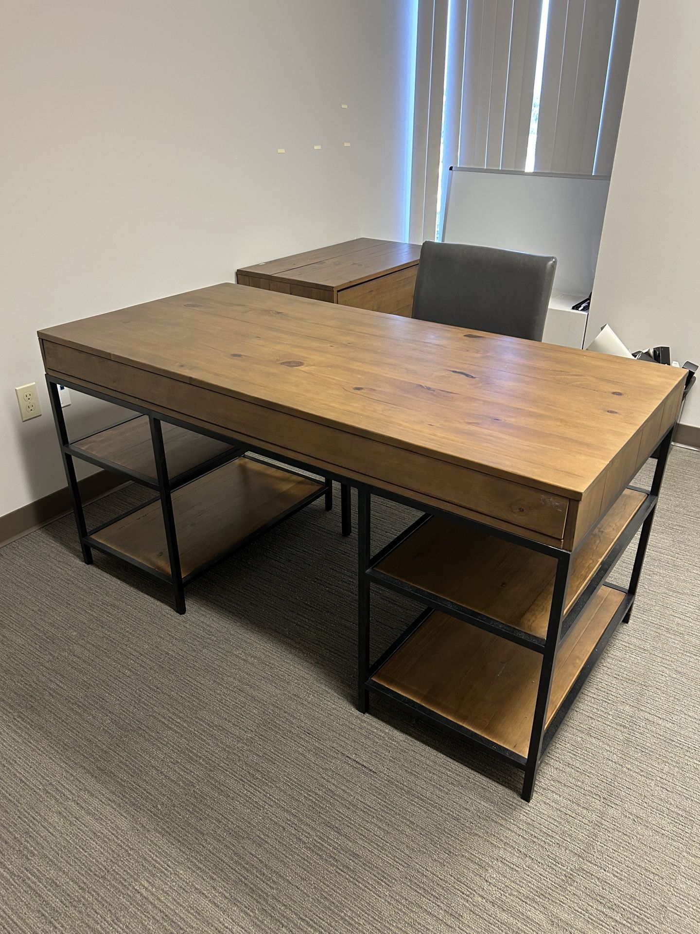 Office Desk Drawer Chair Set