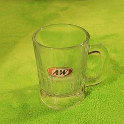 Vintage A&W Mini Root Beer Mug, Oval Logo, A&W Original 