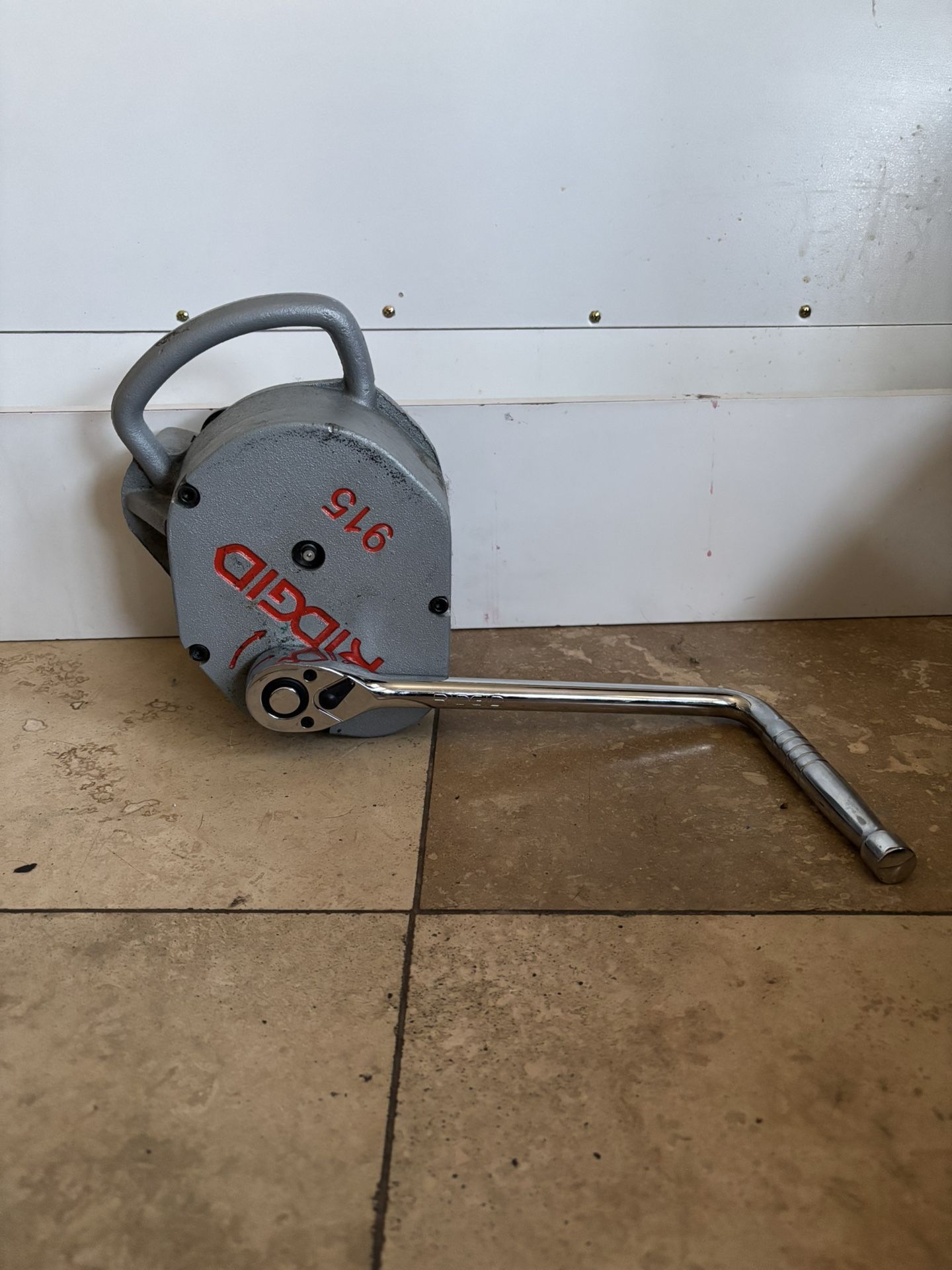 Ridgid 915 Manual Pipe Roll Groover