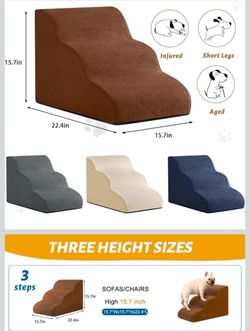 Used pet steps brown (3 steps)