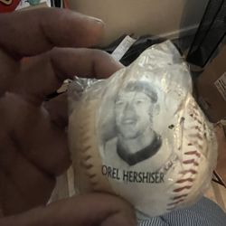 Orel Hershiser Baseball From 1995 Still In Plastic 