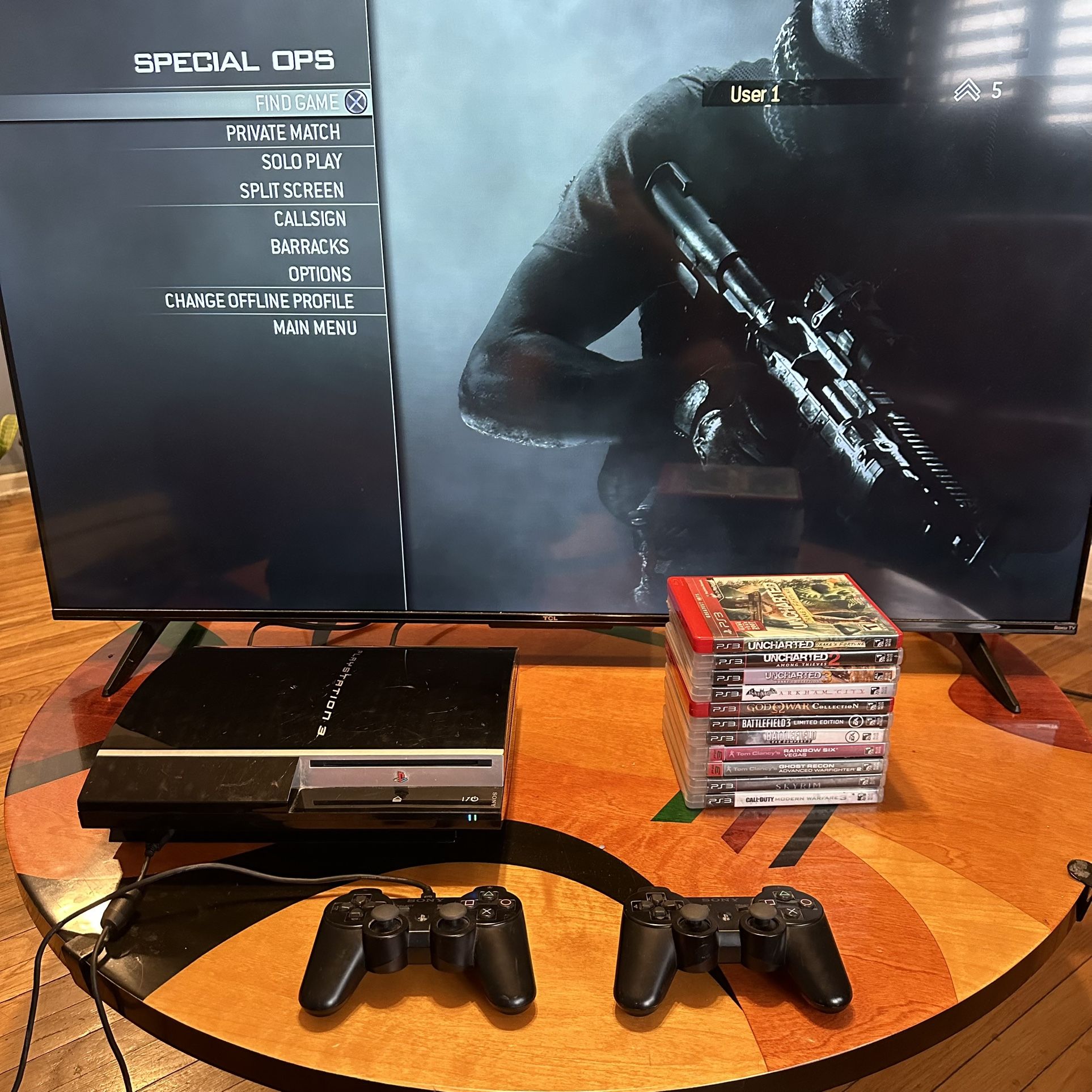 PS3 Bundle Complete with Games & Controllers
