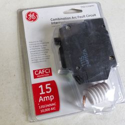 GE 15 Amp Cafci Combination Circuit Breaker