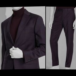 Brand New Calvin Klein 44L  36x30 Slim Suit