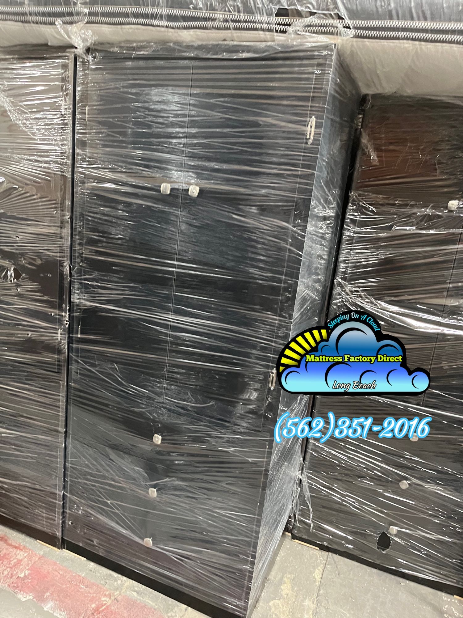 Tall Black Closet Wardrobe Compressed Dresser New Ropero