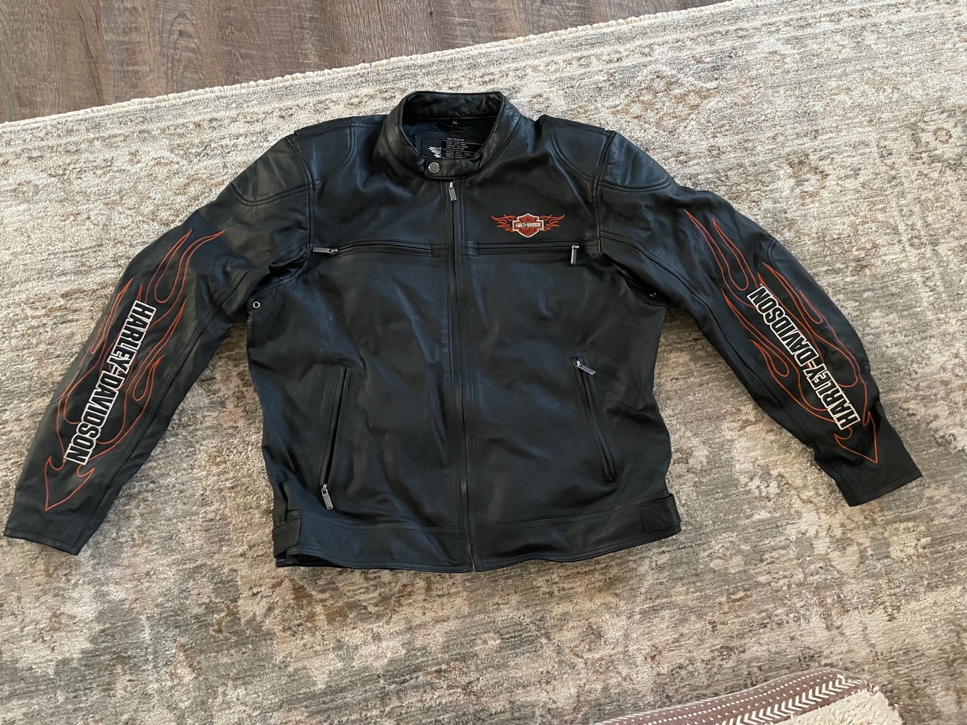 Harley Leathers Jacket, And Chaps