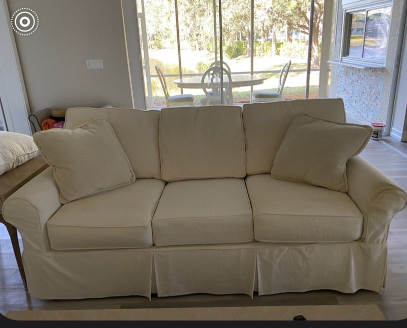 Rowe Sofa with Pullout Queen Size Bed and Love Seat