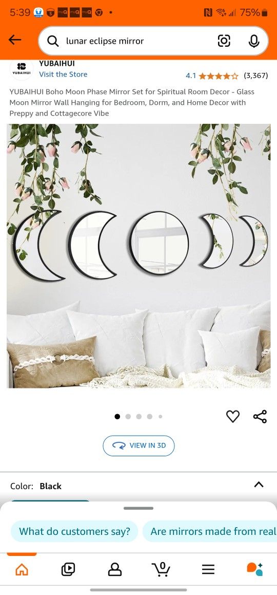 Home Decor Mirror Set