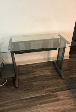 Glass Top Desk