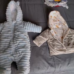 Baby Boy Snow Suit And Reversible Jacket 