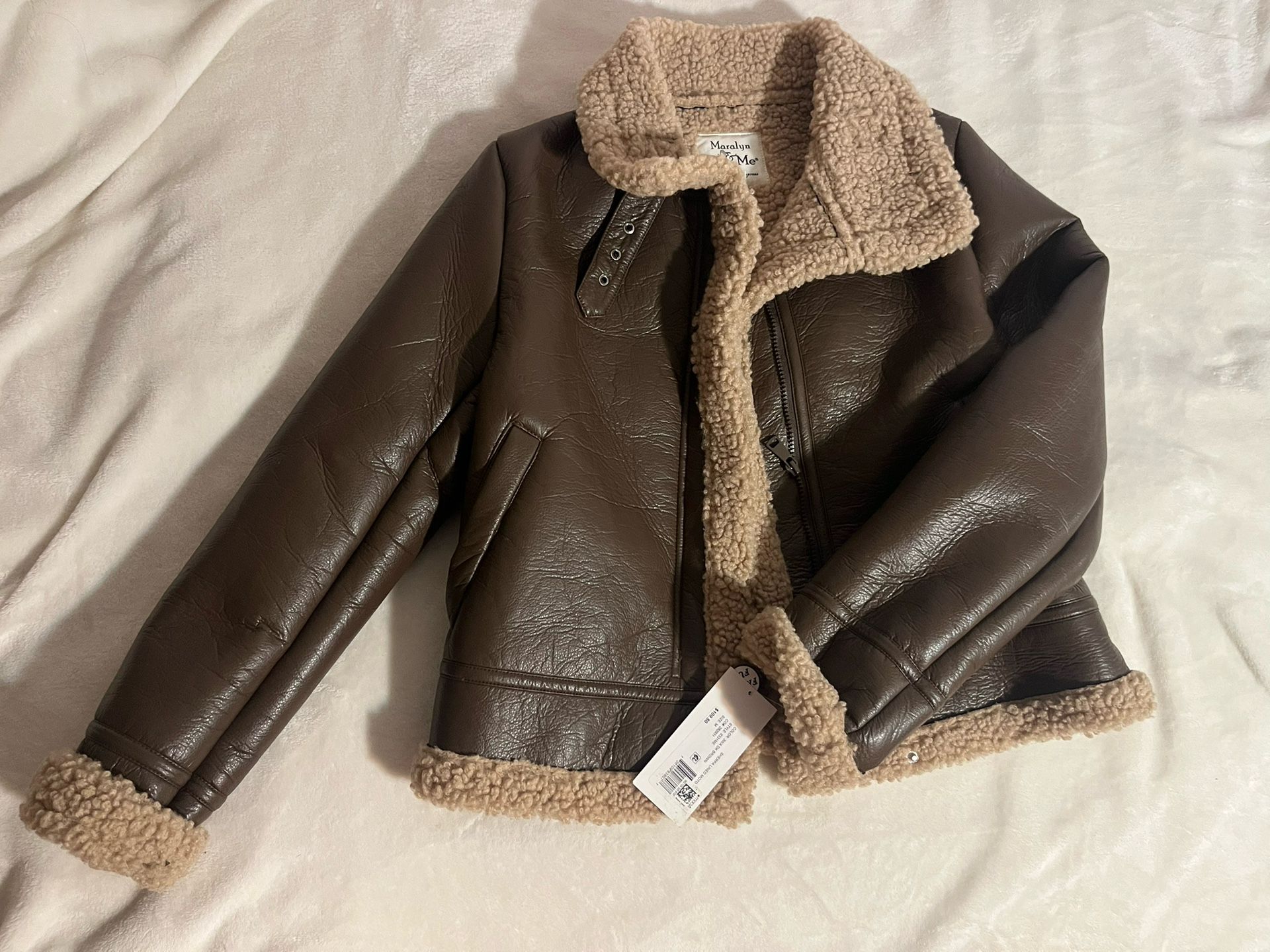 Brown Faux-fur Jacket