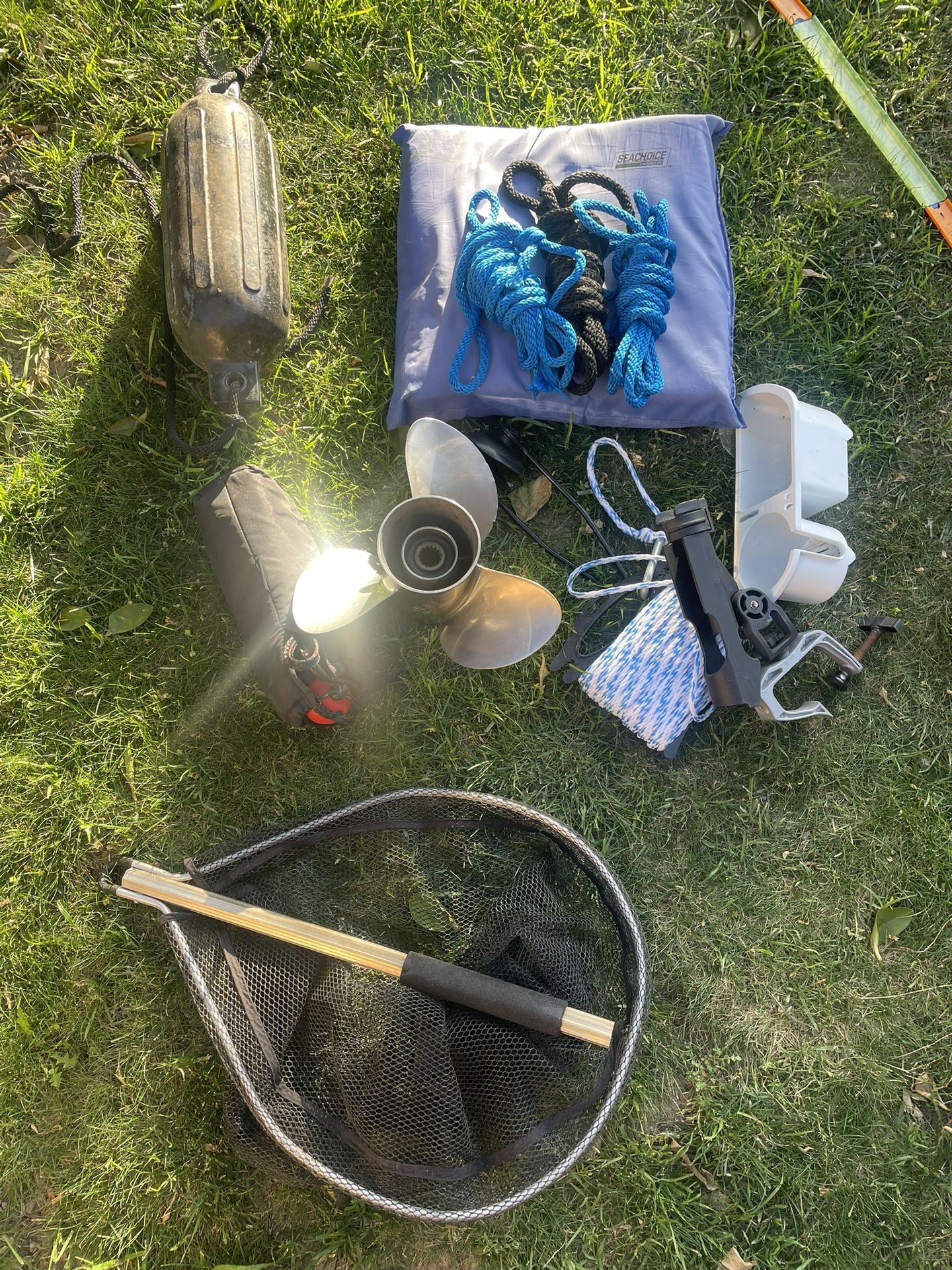 Boat Parts/safety Gear /prop/vhf 
