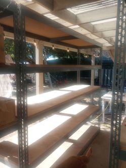 Industrial Rack Shelving 2 units available $220.00 for both