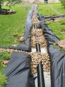 French Drain, Erosion Control & Waterproof foundation Liners