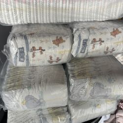 Diapers Size 1 And Size 2 